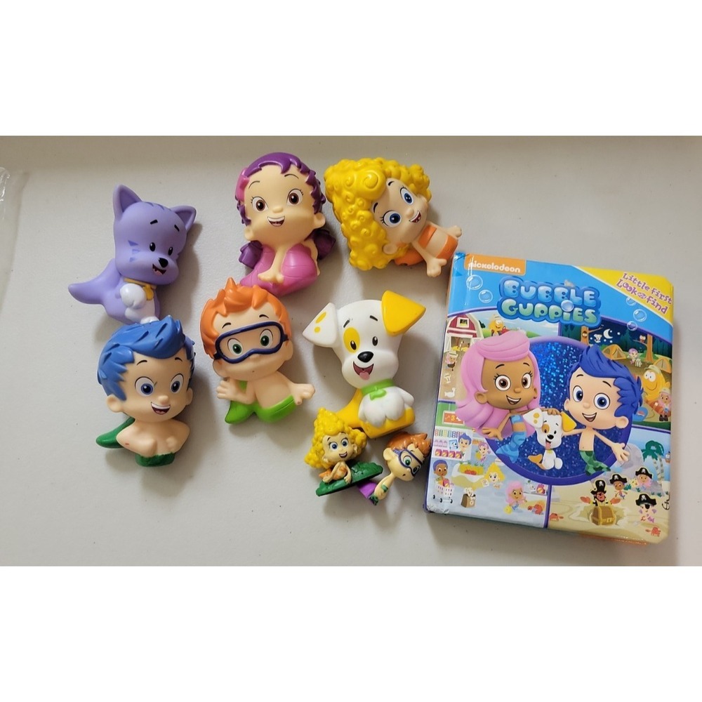 Nickelodeon Bubble Guppies Water Squirters & etc.. Mixed lot toys